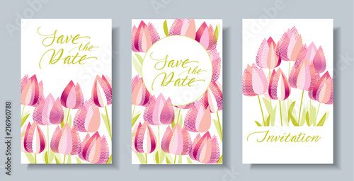 Decorative textured tulip f...