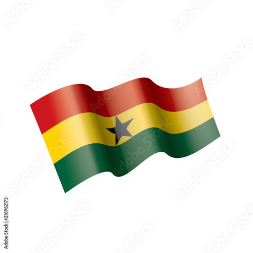 Free Download Ghana flag, vector illustration on a white background - GFXLoad