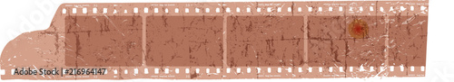 grungy filmstrip, blank photo frames, free space for pictures,vector,fictional artwork