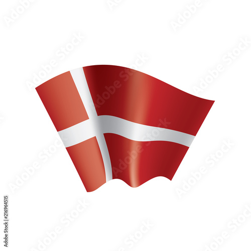 Free Download Denmark flag, vector illustration on a white background - GFXLoad