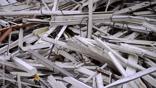 Recycling of plastic window profiles