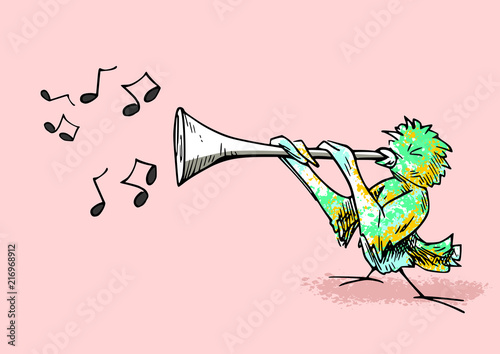 Feestelijke uitnodiging voor verjaardag muziekfestival of jubileum
