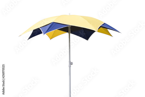 Beach umbrella isolated on wnite background