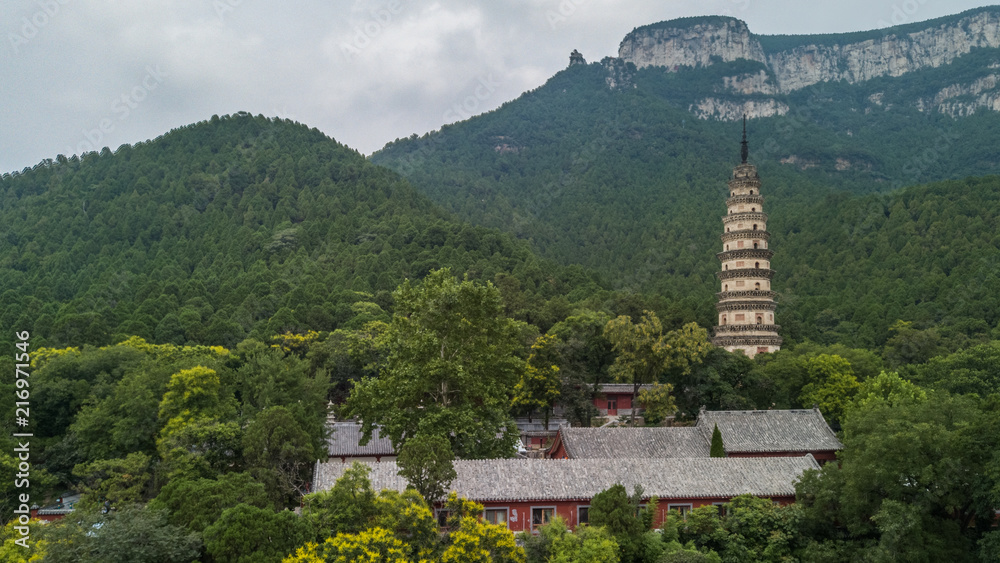 Pizhi Pagoda is main building in Lingyan Temple, which is located in Changqing District, Jinan, near famous Mount Tai. It is built since year 753, and re-built on year 994 and finished on year 1,057. Pizhi Pagoda is main building in Lingyan Temple, which is located in Changqing District, Jinan, near famous Mount Tai. It is built since year 753, and re-built on year 994 and finished on year 1,057.