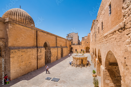 View of Ulu(Grand) Mosque in Mardin, Turkey