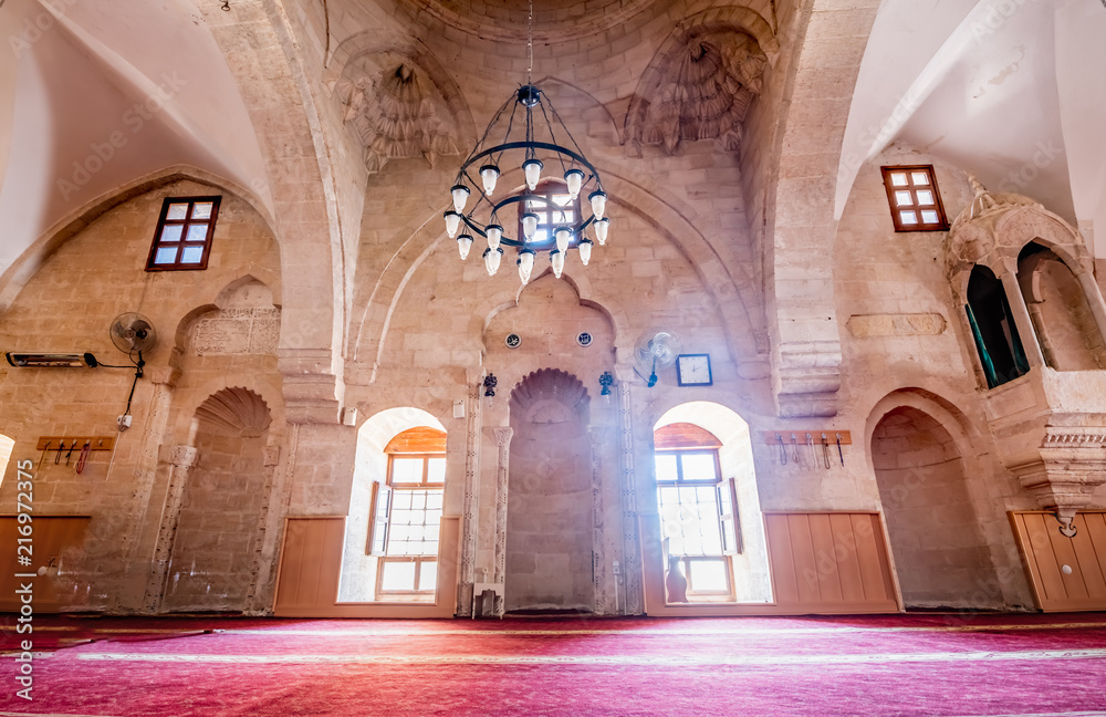 View of Reyhaniye Mosque in Mardin, Turkey