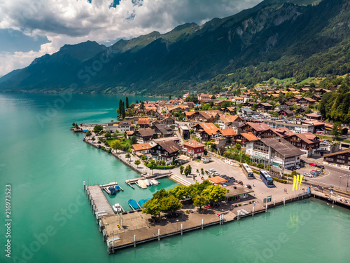Switzerland blue lake