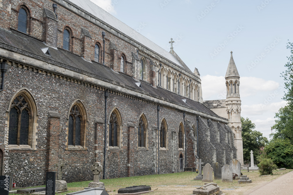 St Albans Cathedral building exterior