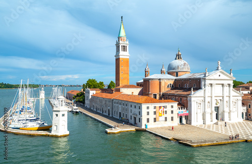 Venice, the architectures on the canals banks