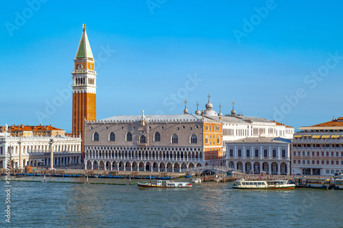 Venice, the architectures on the canals banks