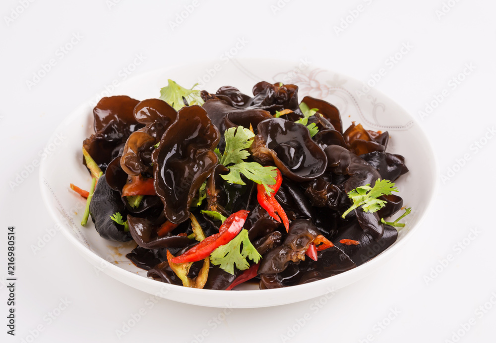 Chinese cuisine ,Black Fungus in Sauce Chinese cuisine ,Black Fungus in Sauce