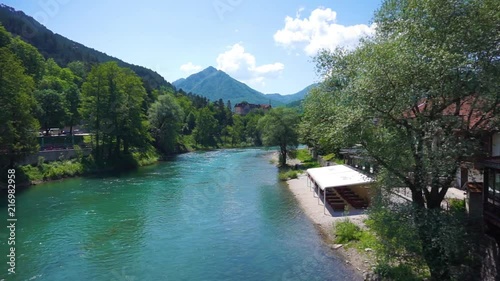 Konjic river in Konjic city in Bosnia