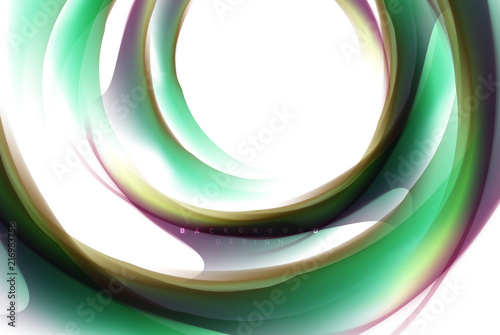 Holographic fluid colors flow, colorful liquid mixing colours motion concept