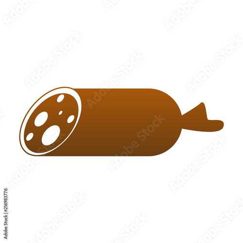 Sausage salami food vector illustration graphic design
