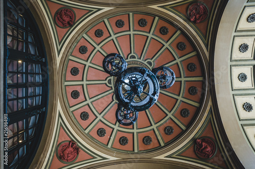 Ceiling of the building
