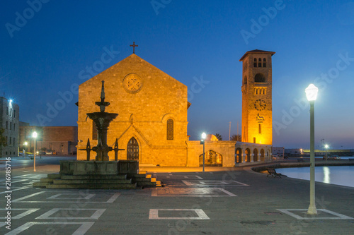 Rhodes City first light - Rhodes Island, Greece photo