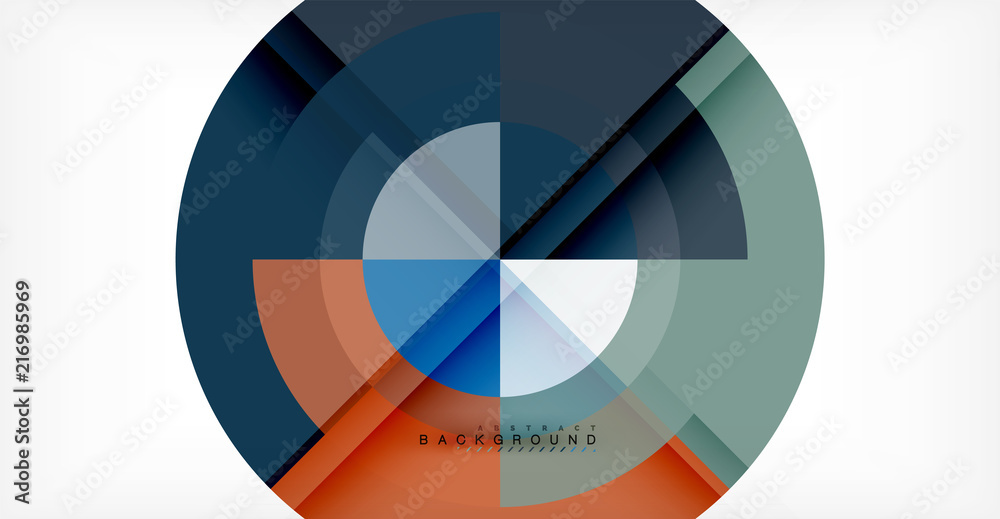 Vector circle abstract background Vector circle abstract background