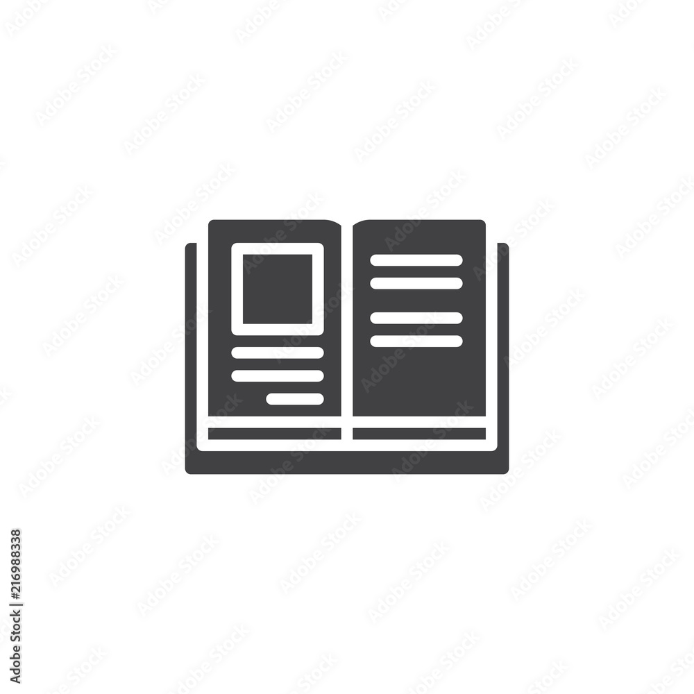 Open book pages vector icon. filled flat sign for mobile concept and web design. Reading simple solid icon. Symbol, logo illustration. Pixel perfect vector graphics Open book pages vector icon. filled flat sign for mobile concept and web design. Reading simple solid icon. Symbol, logo illustration. Pixel perfect vector graphics