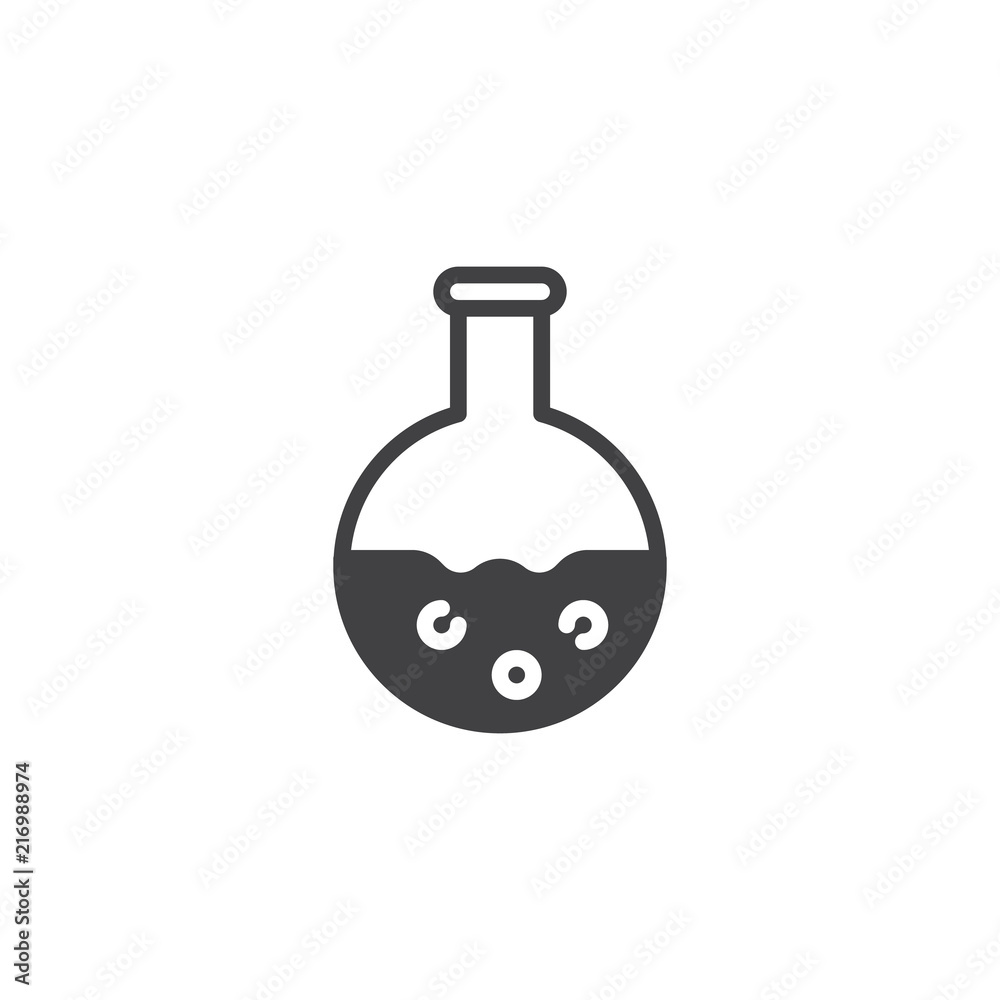 Chemical Flask with liquid vector icon. filled flat sign for mobile concept and web design. Chemistry Science simple solid icon. Symbol, logo illustration. Pixel perfect vector graphics Chemical Flask with liquid vector icon. filled flat sign for mobile concept and web design. Chemistry Science simple solid icon. Symbol, logo illustration. Pixel perfect vector graphics