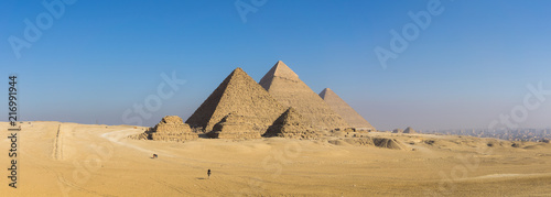 The Great Pyramid and Sphinx