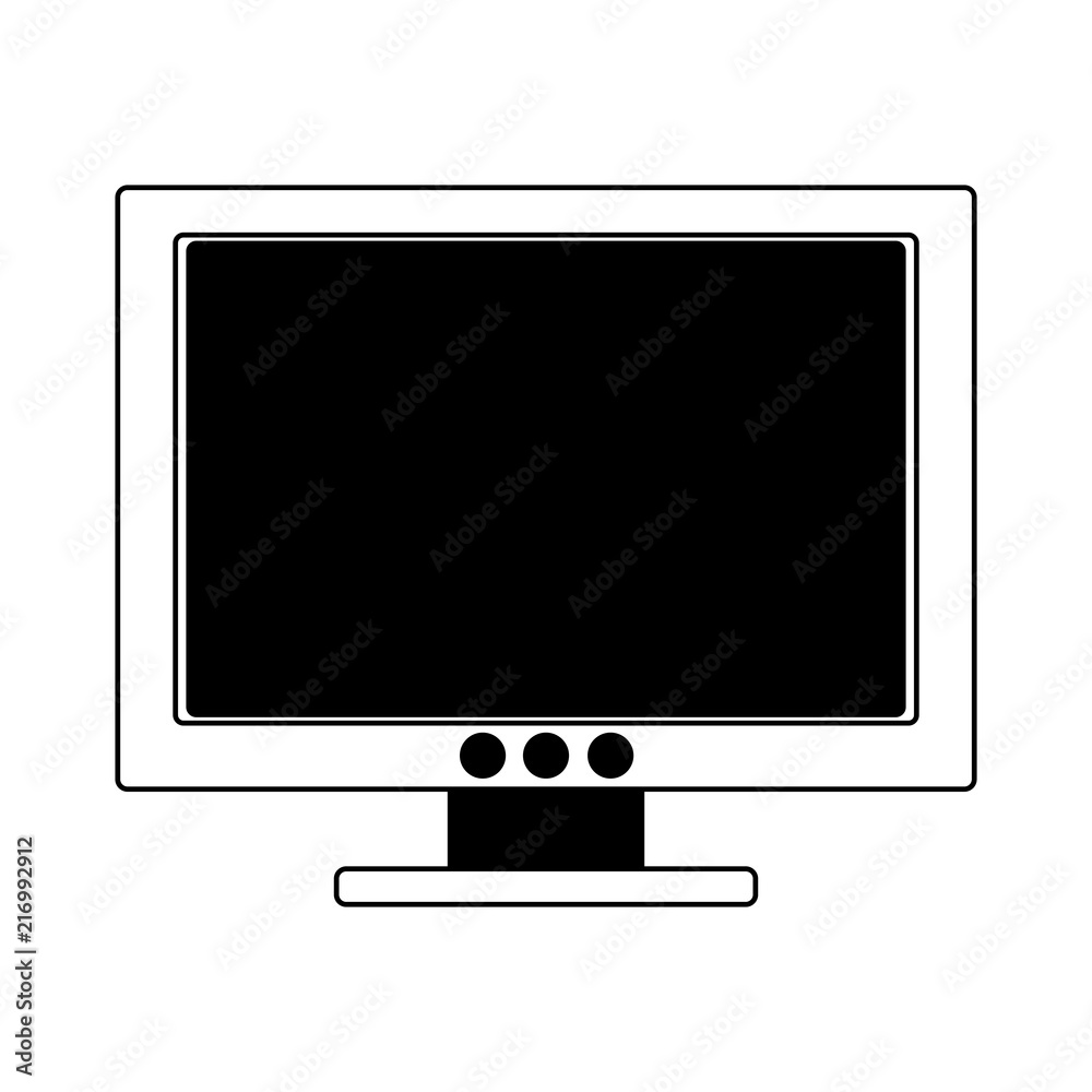 Computer screen technology vector illustration graphic design Computer screen technology vector illustration graphic design