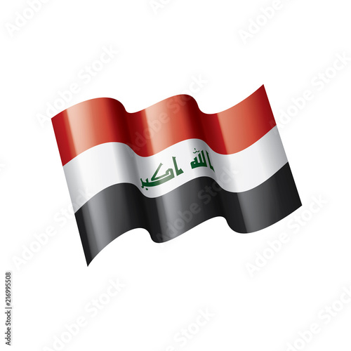 Free Download Iraqi flag, vector illustration on a white background - GFXLoad