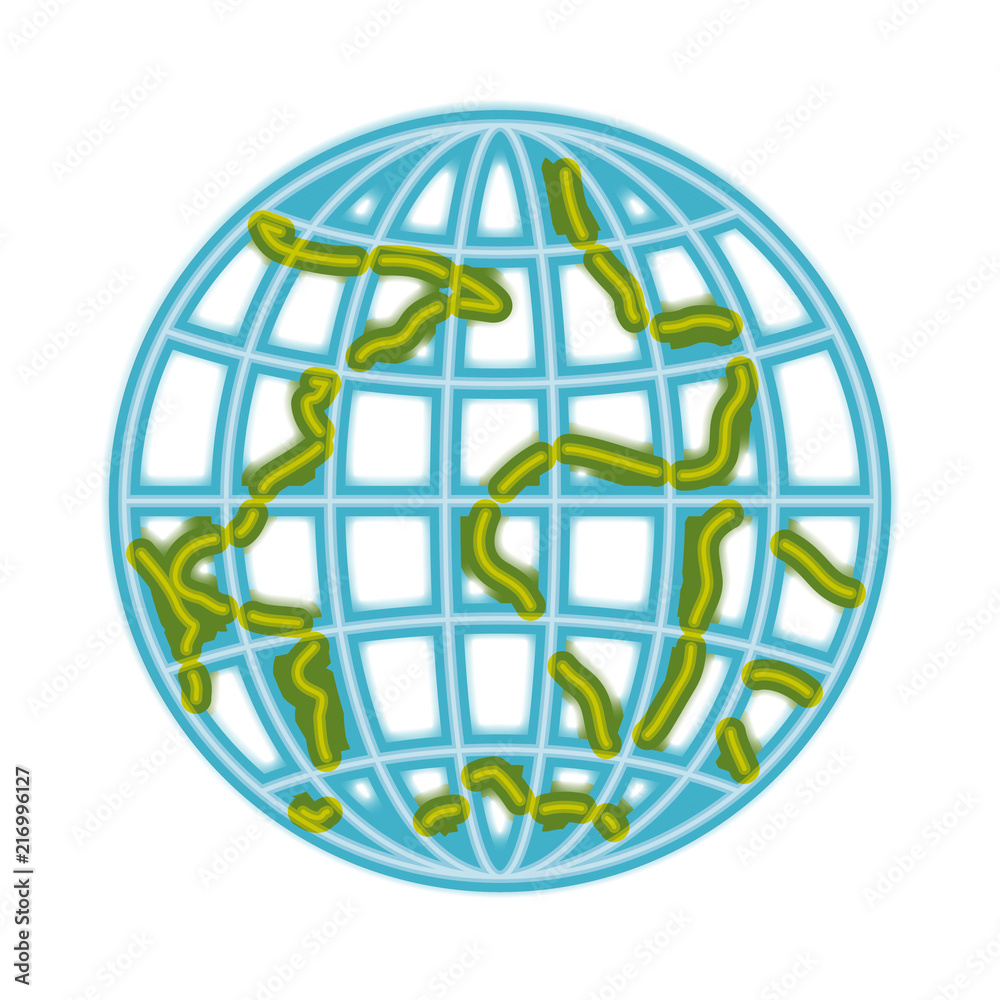 world planet lines icon vector illustration design world planet lines icon vector illustration design