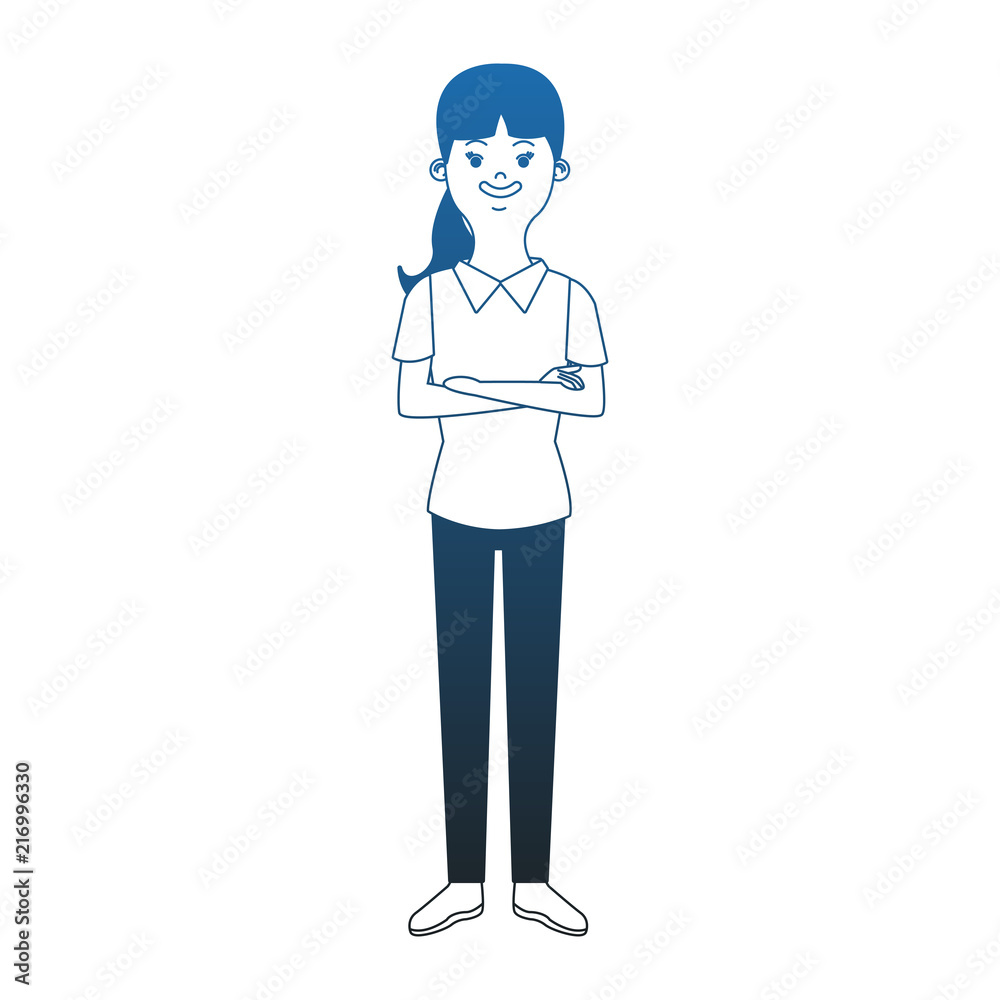 Young woman cartoon vector illustration graphic design Young woman cartoon vector illustration graphic design