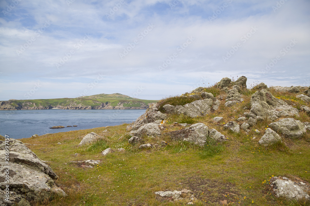 Typische Küstenlandschaft in Wales