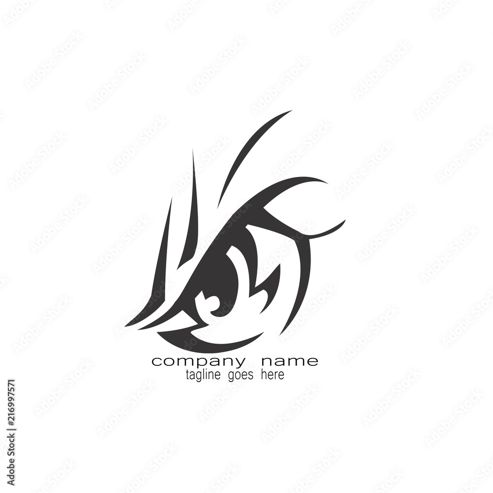 Eyes Of An Animal Tribal Tattoo Royalty Free SVG Cliparts Vectors And  Stock Illustration Image 11244402