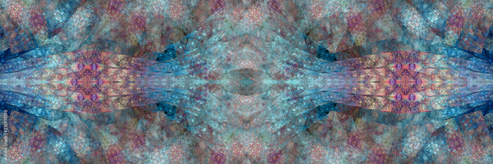Naklejka premium Colorful Fractal Background
