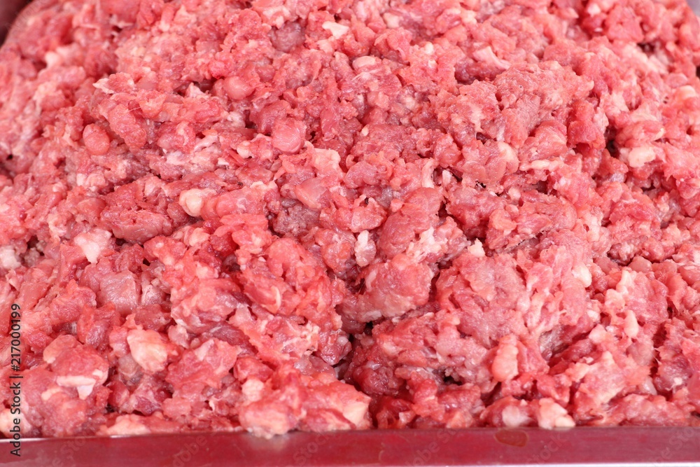 fresh pork meat in market fresh pork meat in market