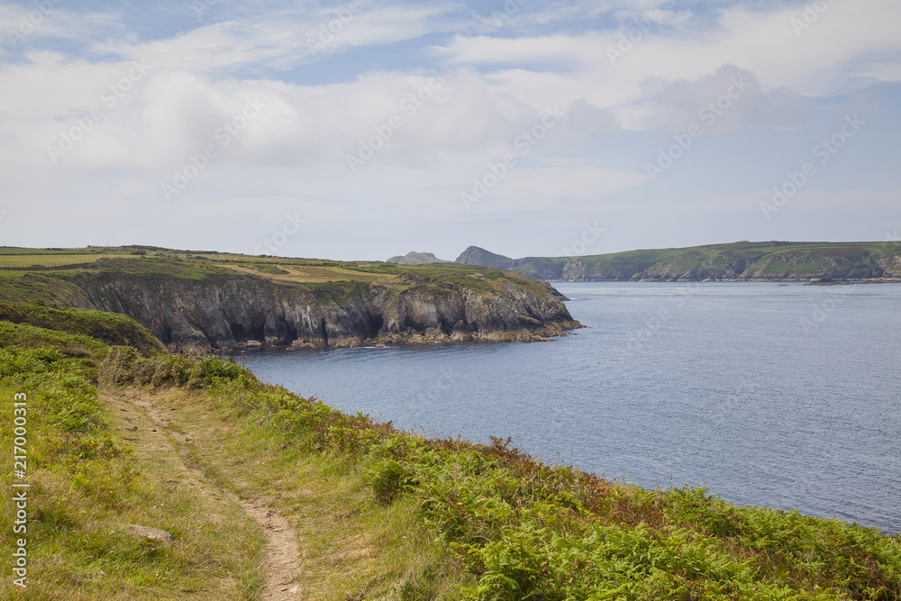 Obraz premium Typische Küstenlandschaft in Wales