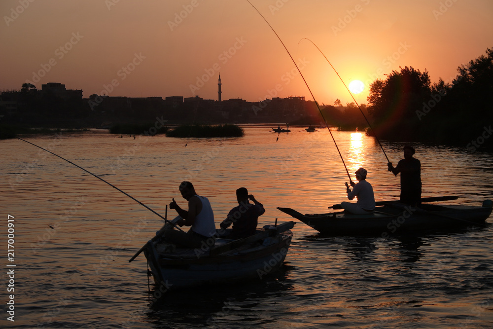 Sunset on the Nile Sunset on the Nile