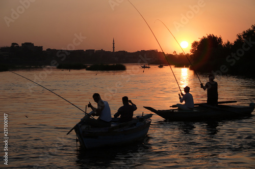 Sunset on the Nile © Fady