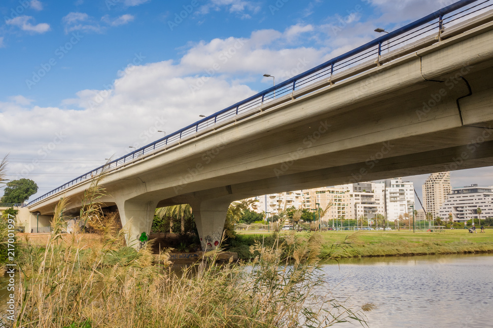 Bridge at Yarkon Park, Tel Aviv, Israel