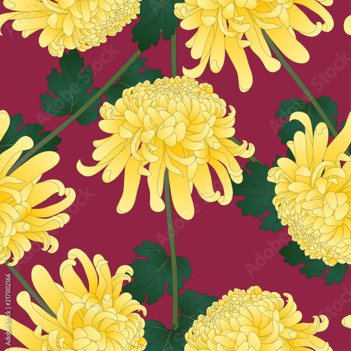 Yellow Chrysanthemum Flower...