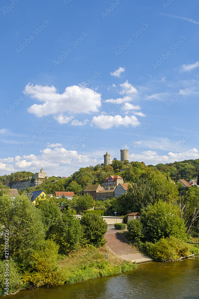 Burg Saaleck bei Naumburg Bad Kösen im Burgenlandkreis in Sachsen-Anhalt