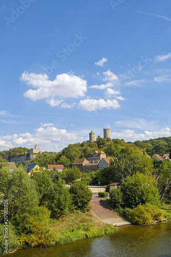 Burg Saaleck bei Naumburg Bad K  sen im Burgenlandkreis in Sachsen-Anhalt