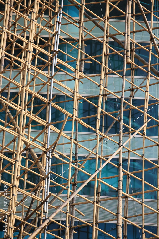 bamboo scaffolding construction site bamboo scaffolding construction site