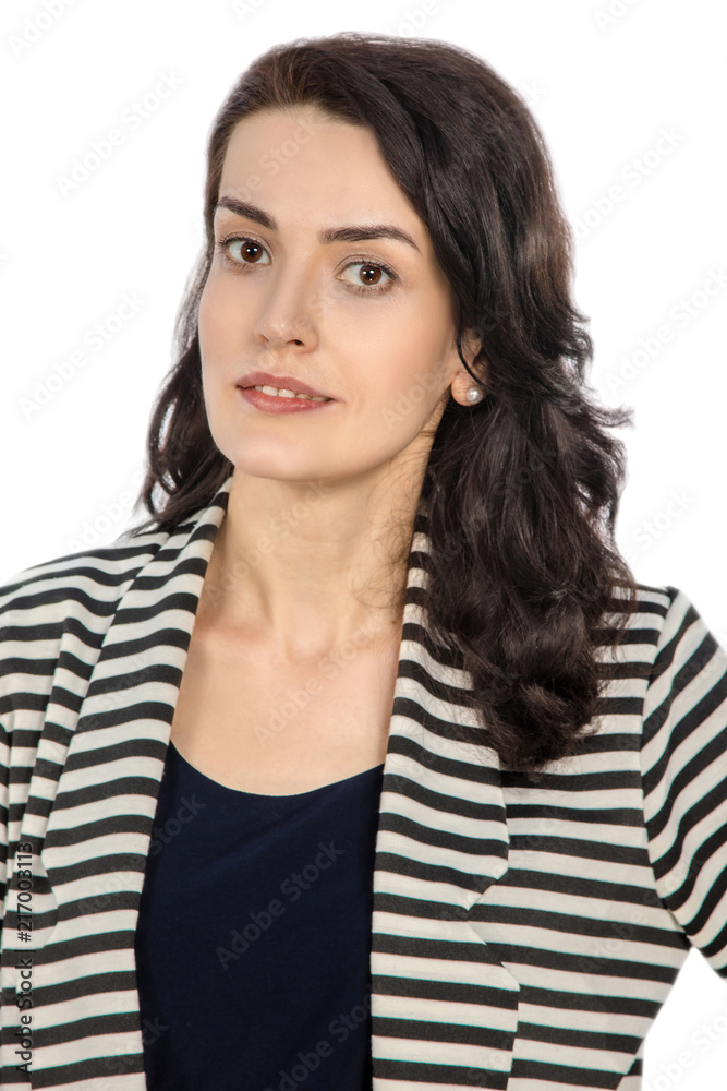 beautiful brunette woman with brown eyes beautiful brunette woman with brown eyes