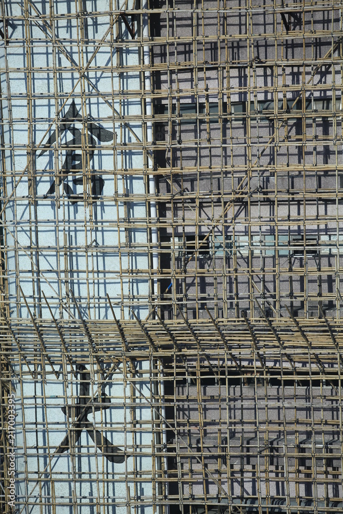 bamboo scaffolding in hong kong