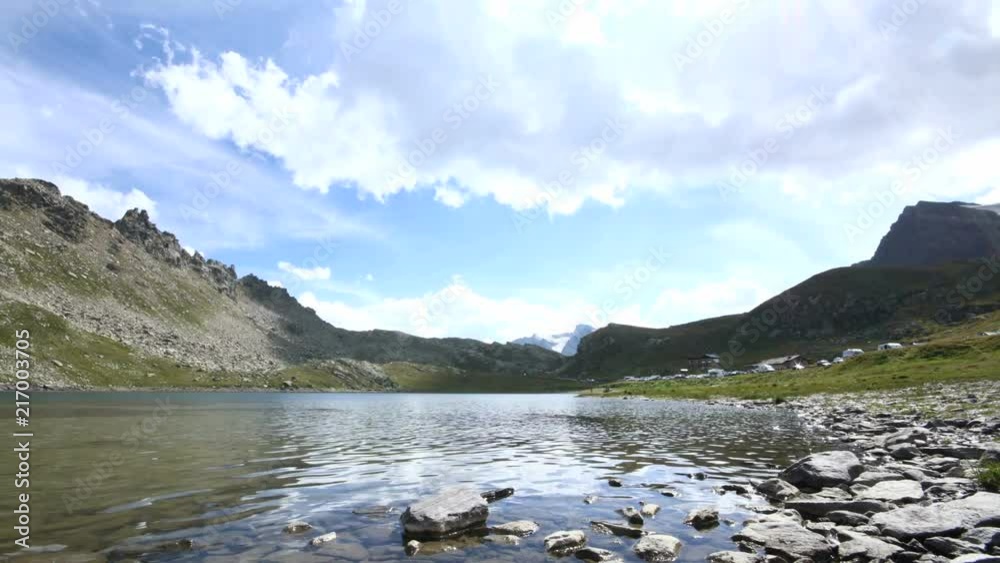 Lake Nivolet in the Valsavarenche (Gran Paradiso national park) Lake Nivolet in the Valsavarenche (Gran Paradiso national park)