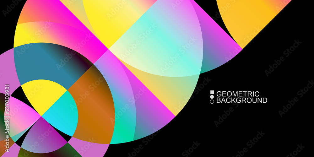 Geometric colorful abstract background Geometric colorful abstract background