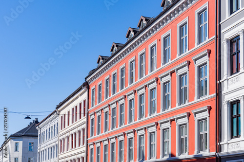 Typical example of Scandinavian architecture in the Grünerløkka area in Oslo