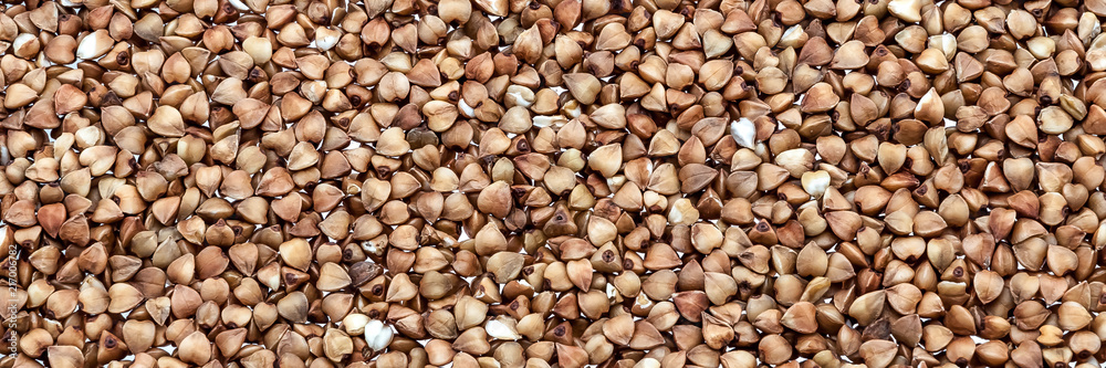 Background of buckwheat groats on the entire field of the image. Background of buckwheat groats on the entire field of the image.