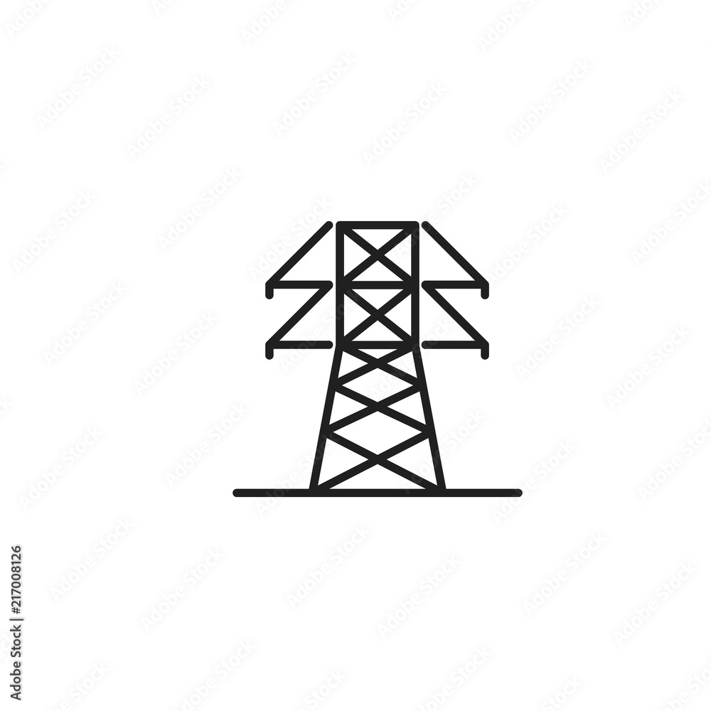 electric tower Vector İcon, Eps10 electric tower Vector İcon, Eps10