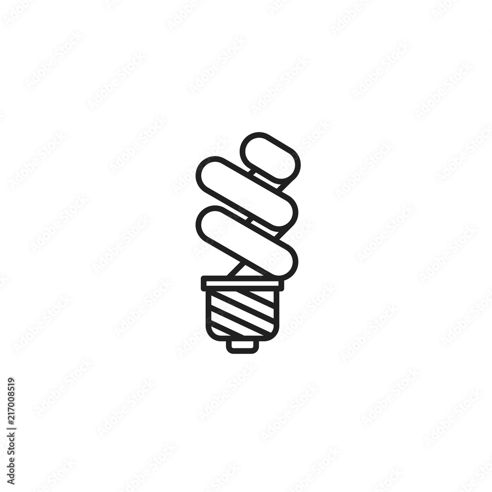 Energy saving light bulb Vector İcon, Eps10 Energy saving light bulb Vector İcon, Eps10