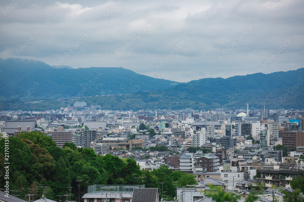 City landscape of Japan town