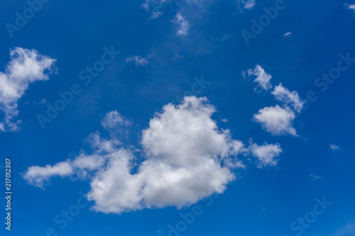 Abstract blue sky and clouds sky with copy space use as a background